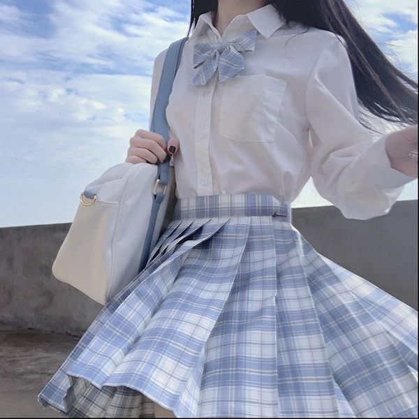 

jk short uniform pleated collection womens skirts real gaming girls net red mini in, Black