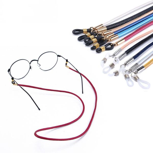 

other fashion accessories eyeglasses cords anti slip glasses necklace strap sunglasses holder pu chain for women, Silver