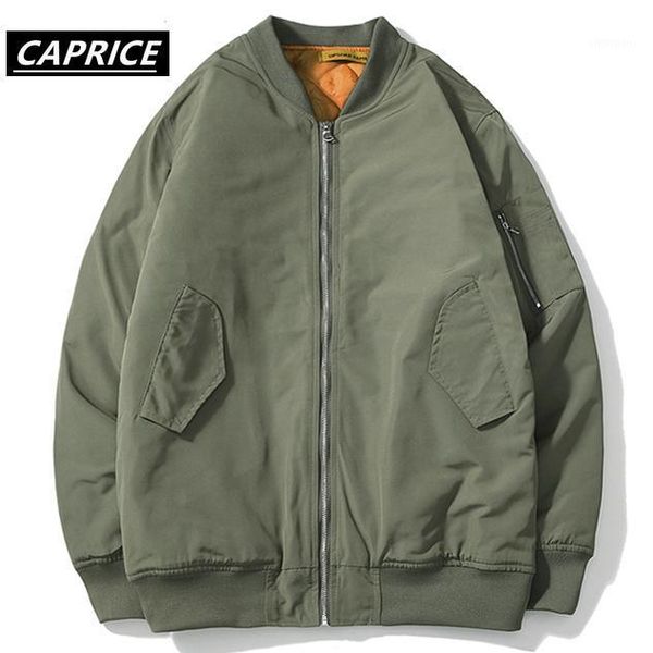 

bomber thick jackets mens autumn/winter flight fighter pilot coats men casual army green military jacket baseball men's, Black;brown