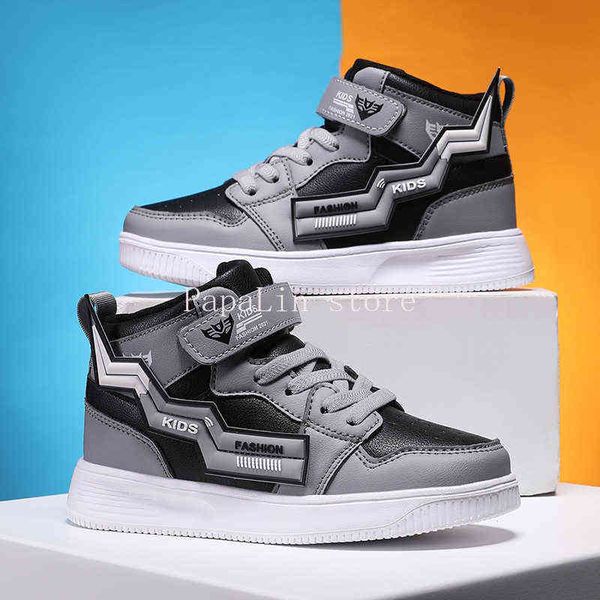 

2021 autumn children's casual shoes for boys lighted kids sports shoes boys sneakers breathable outdoor sneakers boy trainers g1210, Black;red
