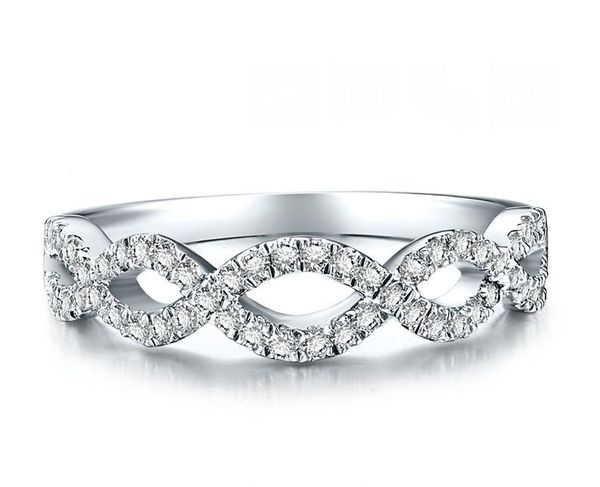 

cluster rings sightly birthday gift 0.55ct wedding ring 925 sterling silver nice for her, Golden;silver