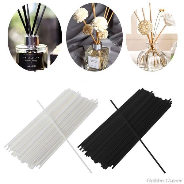 

100pcs 19cmx3mm fiber sticks diffuser volatile rod for home fragrance decoration m18 21 drop lamps