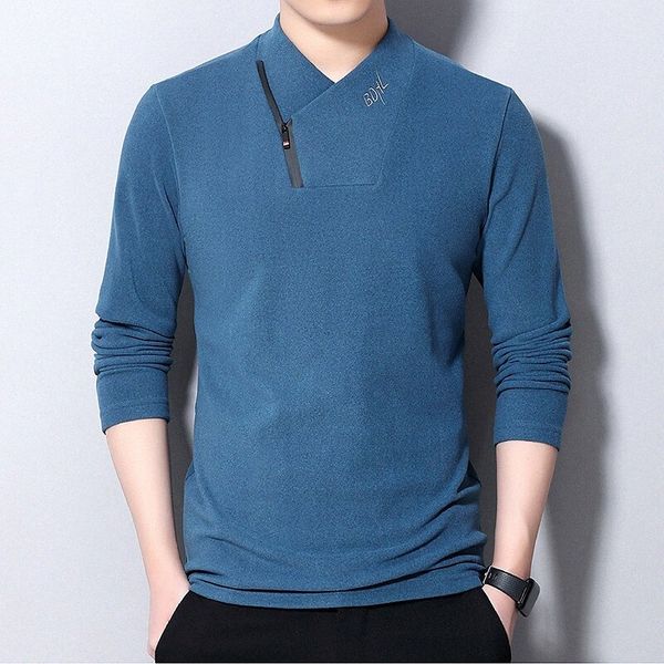 

men's sweater pullover knitted solid color stylish elegant casual long sleeve sweater cardigans v neck fall winter blue black pink / wo, White;black