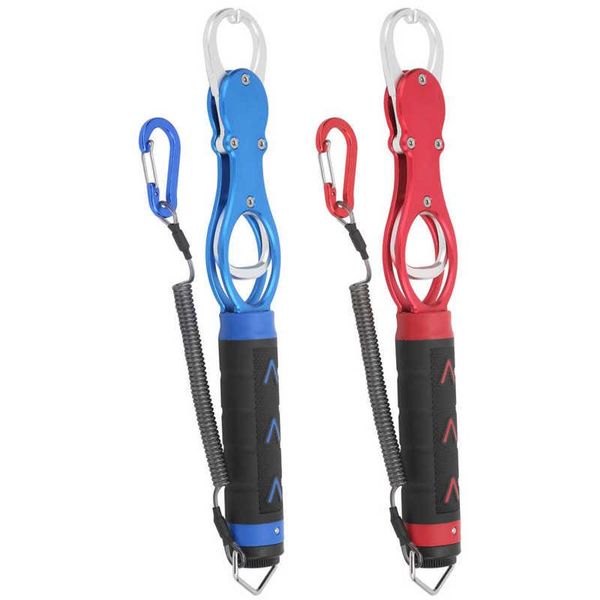 

fishing tackle box lure bait storage case aluminum alloy fish controller with scale portable weighing lip grip tool accessories