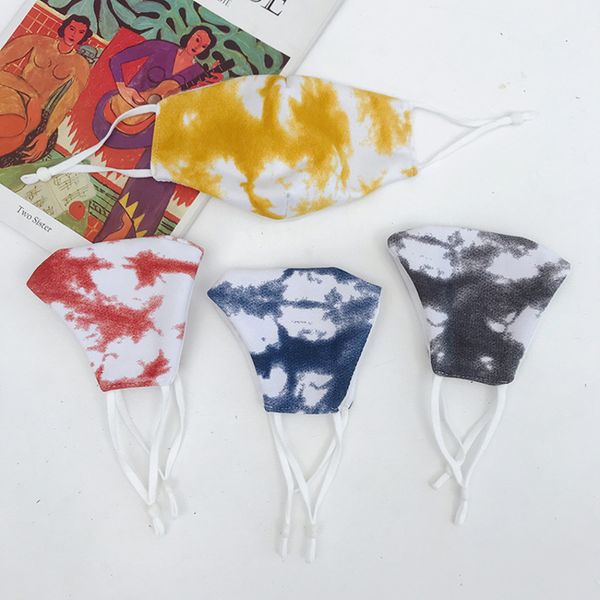 

street dye art tie children's adjustable outdoor dust mask easy to wear