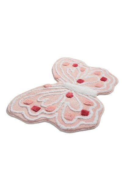 

bath mats butterfly pink mat 8694545032422