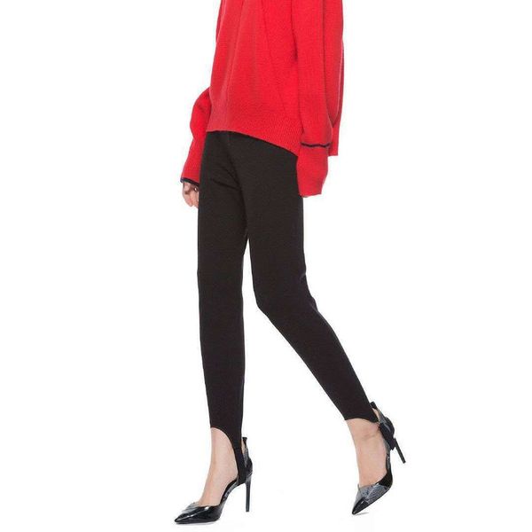 

women's pants & capris side zipper pants, super elastic pants, Black;white