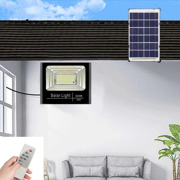 

solar lamps 6pcs 100w 200w 300w led rgb floodlight outdoor lighting graffiti application ip67 waterproof
