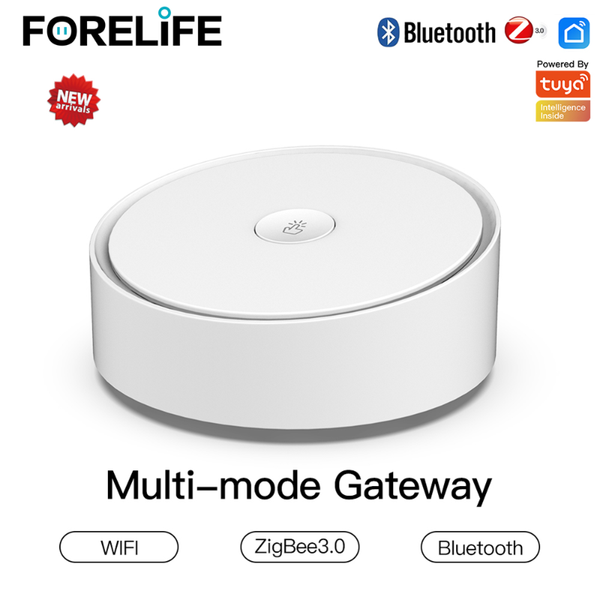 

smart home control multi-mode gateway wifi tuya bluetooth mesh zigbee hub app remote voice work with alexa google