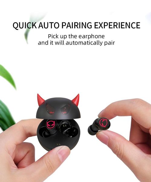 

1pcs anc tws wireless bluetooth 5.0 earphone stereo renamed gps with mic hands + case for christmas kids headphones & earphones