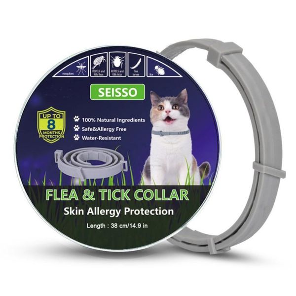 

cat collars & leads pet mosquito repellent flea dog collar prevention only for cats natural insect treat