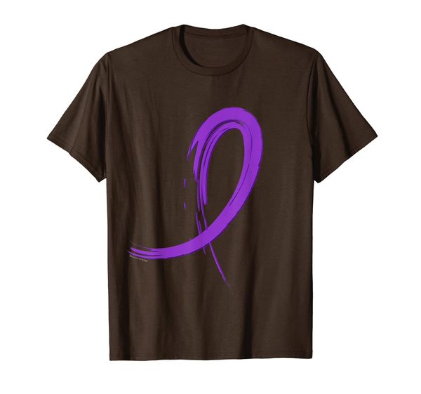 

Pancreatic Cancer T-Shirt Purple Graffiti Ribbon, Mainly pictures