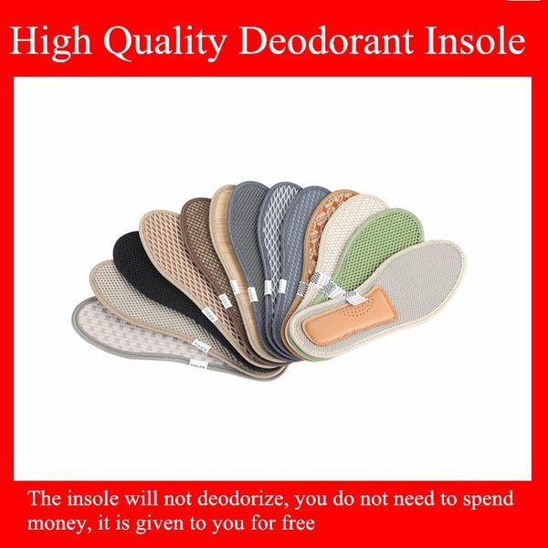 Deodorante Solette sportive per scarpe Uomo Donna Deodorante traspirante al carbone di bambù assorbente del sudore Comode solette per scarpe Pad