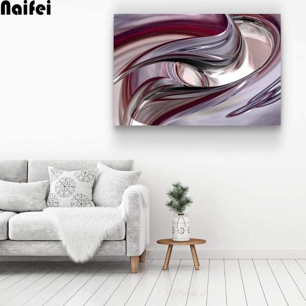 

diamond painting 5d square/round embroidery abstract fate accident art mosaic cross stitch decorative mural gift