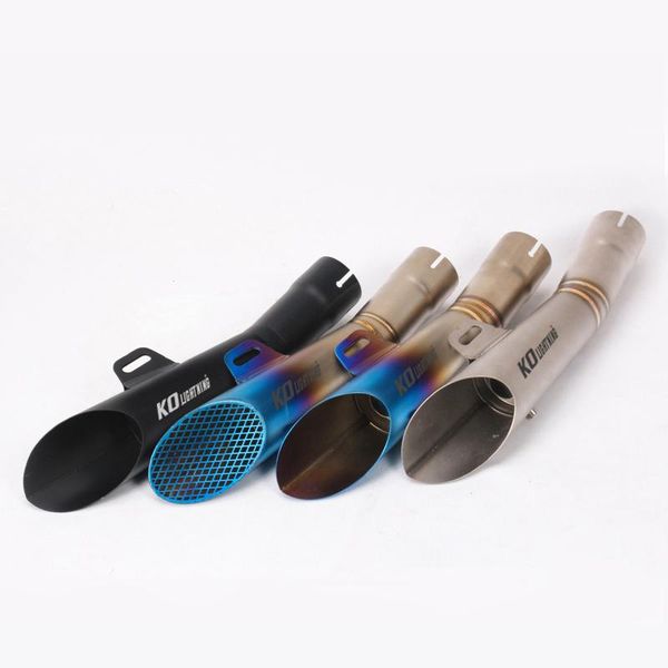 

universal motorcycle exhaust vent pipe with 51mm diameter 355mm length stainless steel system for modified