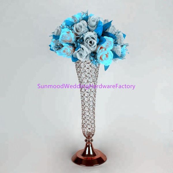 

party decoration style wedding aisle crystal pillars walkway stand centerpiece for christmas decor