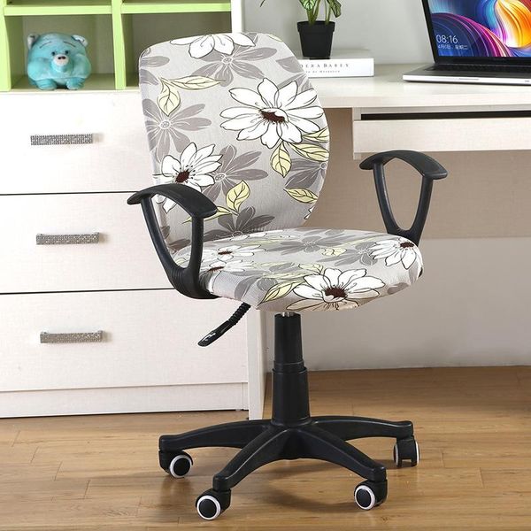 

chair covers jacquard solid color modern home decor elastic stretch spandex slipcovers banquet short cover for office