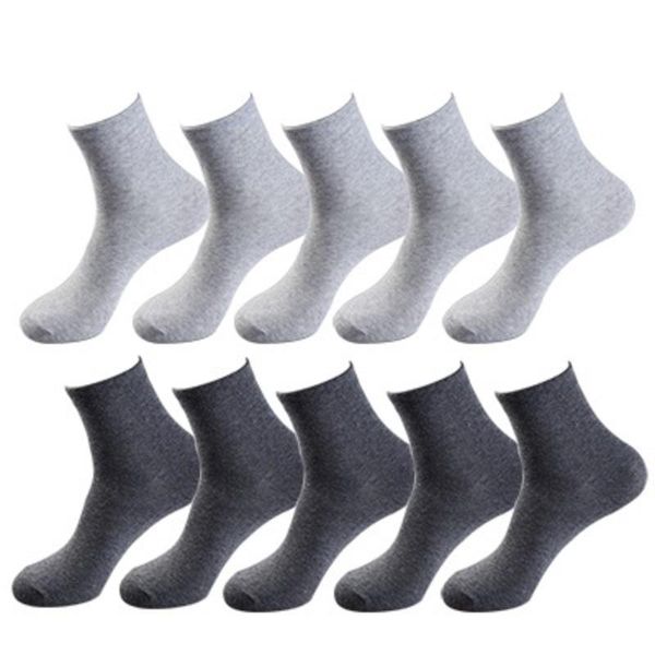 

men's socks 10pair cotton men summer autumn winter comfortable black white gray short for male unisex