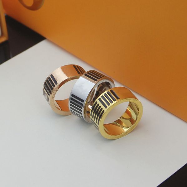 

designer ring titanium steel ring male ring couple jewelry with european and american stainless steel jewelry couple rings, Golden;silver