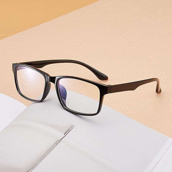 

fashion sunglasses frames computer glasses women men anti blue light radiation nerd points for work home gaming eye protect from ray 2021, Black