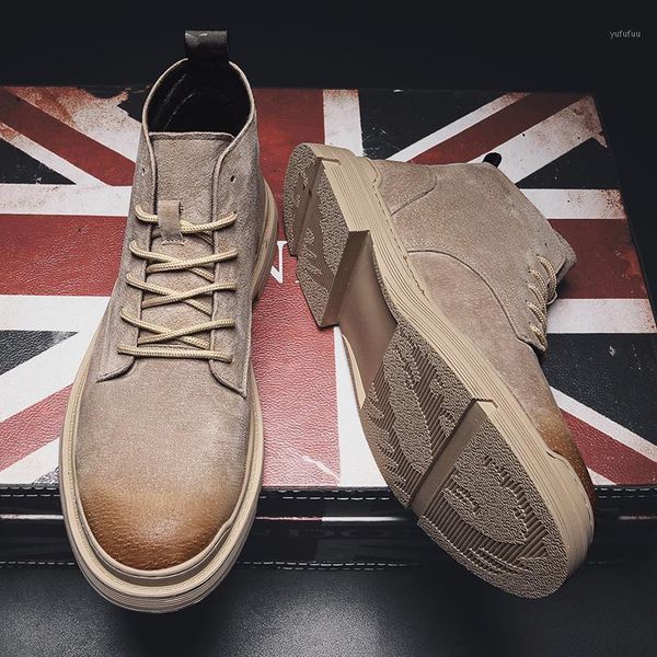 

boots bottes pour hommes men winter snow waterproof non-slip outdoor footwear zapatos de hombre fashion sneakers1 g6lu, Black