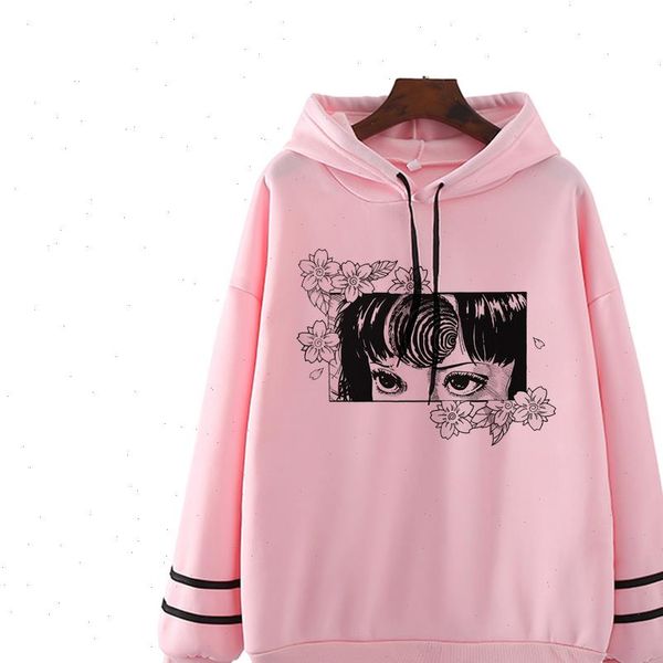 

code 626 pink clothing womens sweatshirts harajuku streetwear pullover oversized plus size women white clothes, Black