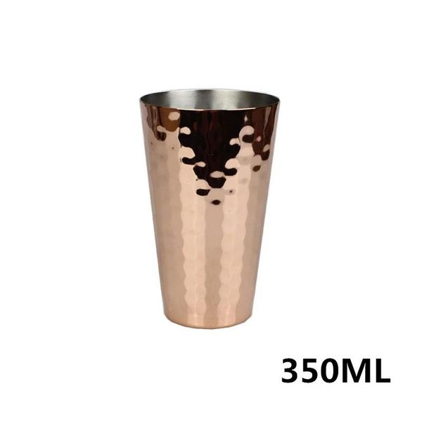

coffee mug cups 304 stainless steel copper cocktail juice tea drink bear cup ice bucket mugs