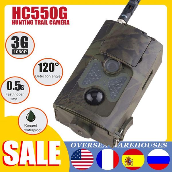 

hunting cameras 3g cellular wireless mms smtp 16mp 0.5s trigger hd night vision ip56 waterproof trail camera surveillance hc550g