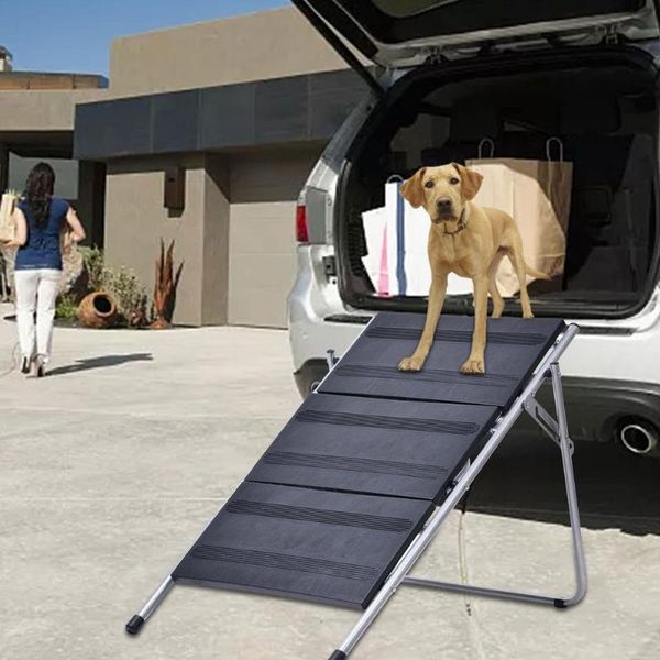 

kennels & pens multifunction dog car steps 3-layer foldable dogs stairs pet ladder household cat creeps supplie