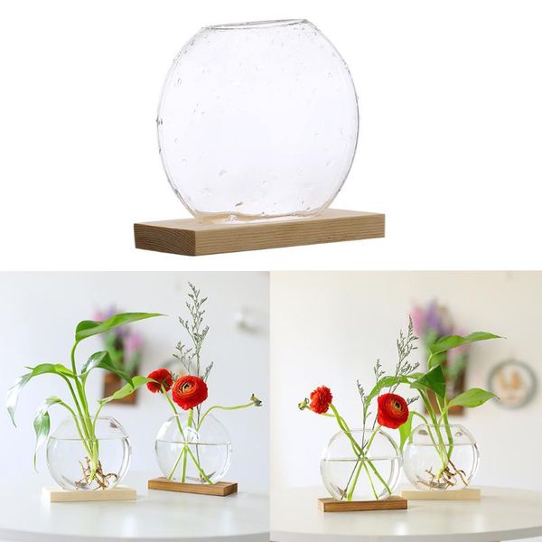 

vases cute clear hydroponic plants vase home office deskdecor planter gifts