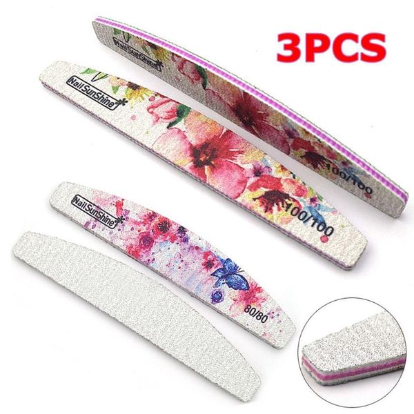 

nail files flower beauty tools professional pedicure sanding buffer manicure double sided