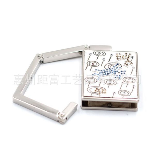 

factory straight hook alloy metal lady hanging bag device production