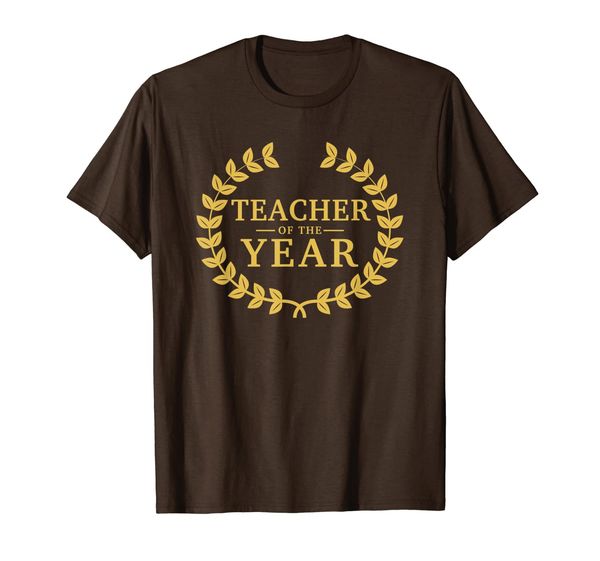 

teacher of the year t shirt - greatest ever award day tee, White;black