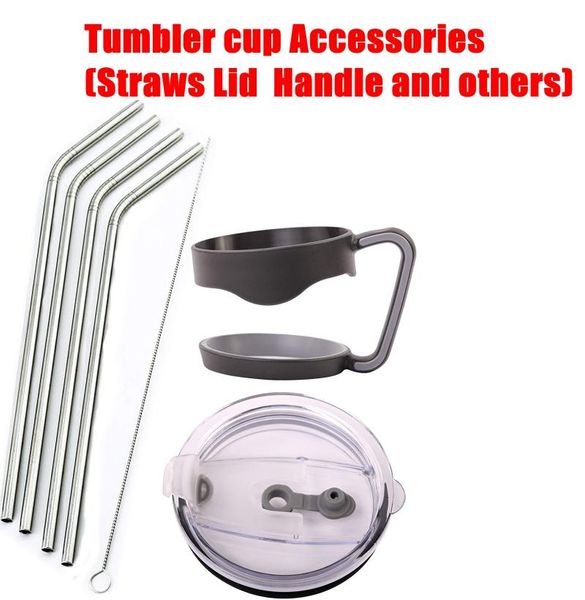 

mugs tumbler cup accessories -straws lid handle and others