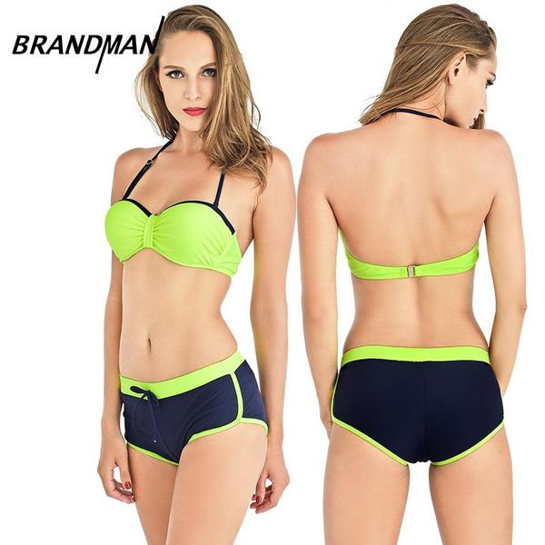 

women's fluorescent bikini swimsuit swimwear, White;black