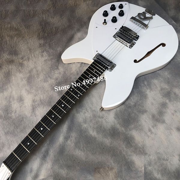 

2021 new arrival white acoustic 6-string electric guitar,with clear sound