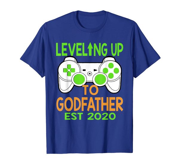 

promoted to godfather 2020 shirt leveling up to godfather, White;black