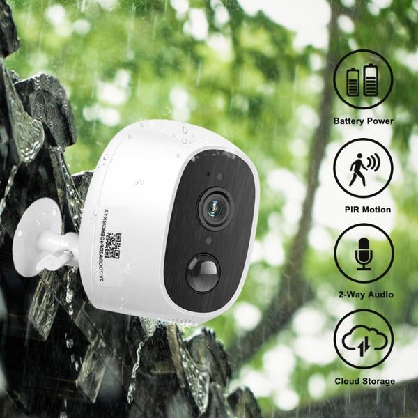 

camera wireless wifi 1080p outdoor cctv rechargeable battery powered 2mp hd security pir two way audio ip cameras