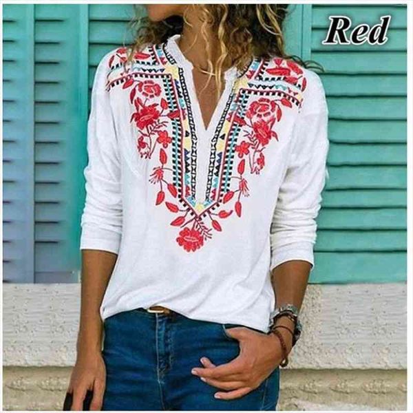 

spring winter cotton tees women blouses plus sizes big large beshirts loose casual vintage long sleeve, White