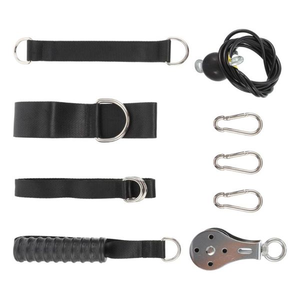 

yoga outfit 1 set of tricep rope down cable machine attachment pulley system