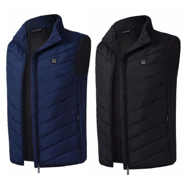

women's vests heated men women electric thermal vest heating tactical, Black;white