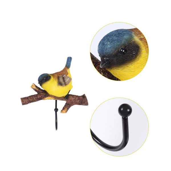 

rural wall mounted hook bird hanger decorative ornament for home office hooks & rails
