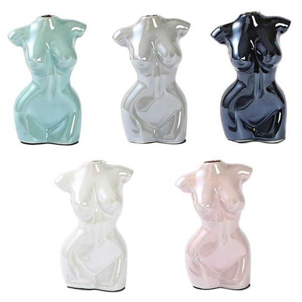 

human body vase dried flower simulation resin bottle tea room floral decoration ornaments art home small decor vases