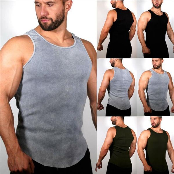 

summer fad mens plain tank fashion muscle cami sleeveless tees shirt cotton, White;black