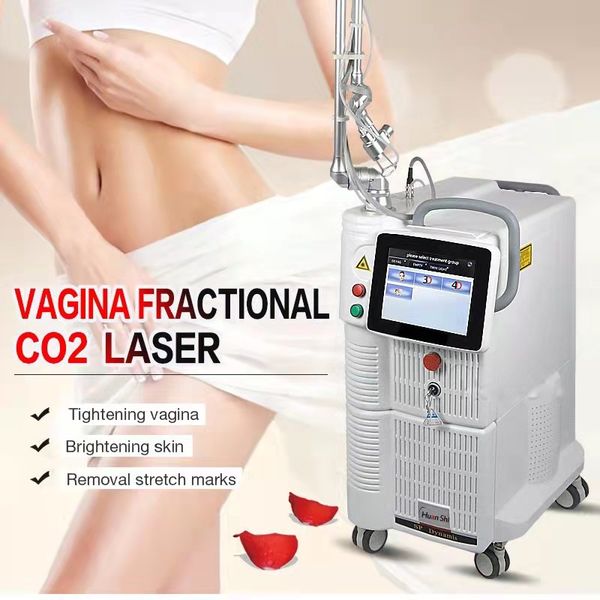 

60w fractional laser co2 vaginal tightening pigment removal 10600nm acne scar removal medical ce beauty equipment imported from germanygalva, Black