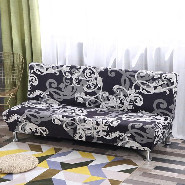 

chair covers floral printed sofa spandex folding bed for pets living room washable fully wrapped soft slipcovers single