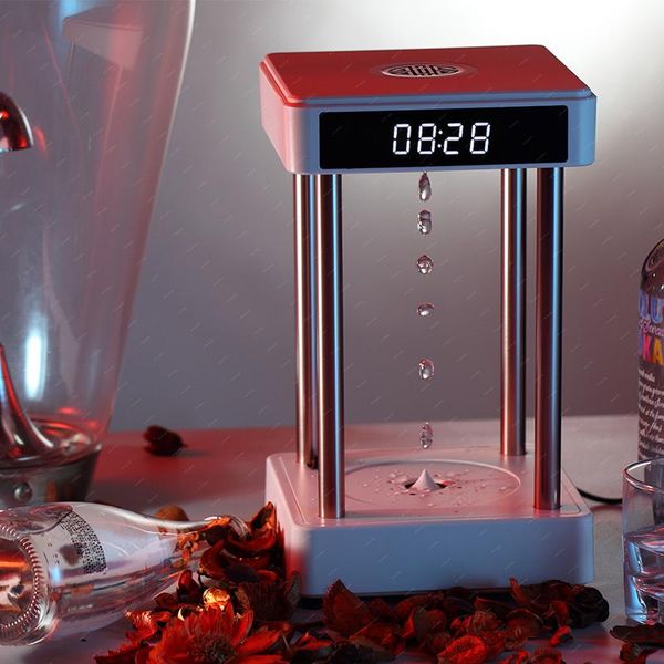 

decorative objects & figurines anti-gravity time hourglass gravity water drop back flow lamp in addition to formaldehyde office decoration c