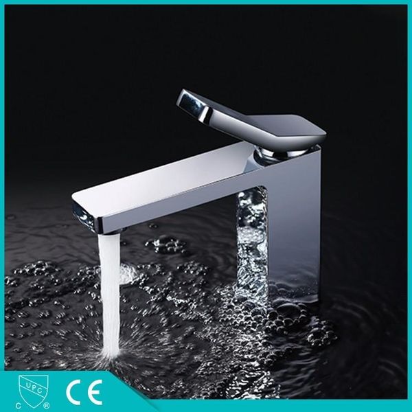 

bathroom sink faucets solid brass model square chrome basin mixer faucet water tap and cold