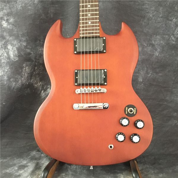 

custom shop electric guitar, chestnut brown matte color, all colors available, real ps,