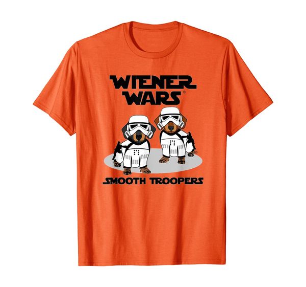 

Wiener Wars - Smooth Troopers Funny Dachshund T-Shirt, Mainly pictures